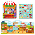 Hot New Children Scene Stickers DIY Hand-on Puzzle Sticker Books Reusable Cartoon Animal Learning Cognition Toys for Kids Gift