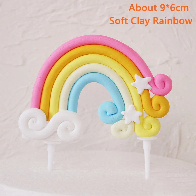 Rainbow Unicorn Cake Decoration Birthday Unicorn Gifts Children Kids Baby Shower Birthday Party Girl 16th 18th Cake Decorating