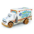 Original Pixar Cars 3 Anime Figure School Bus Cartoon Model Cars 1:55 Metal Die Casting Alloy Cars Child Toys Birthday Gifts