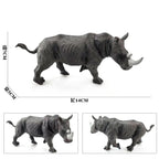Oenux Original African Wild Animals Simulation Savage Bengal Tiger Siberian Tiger White Tiger Lion PVC Model Educational Toys