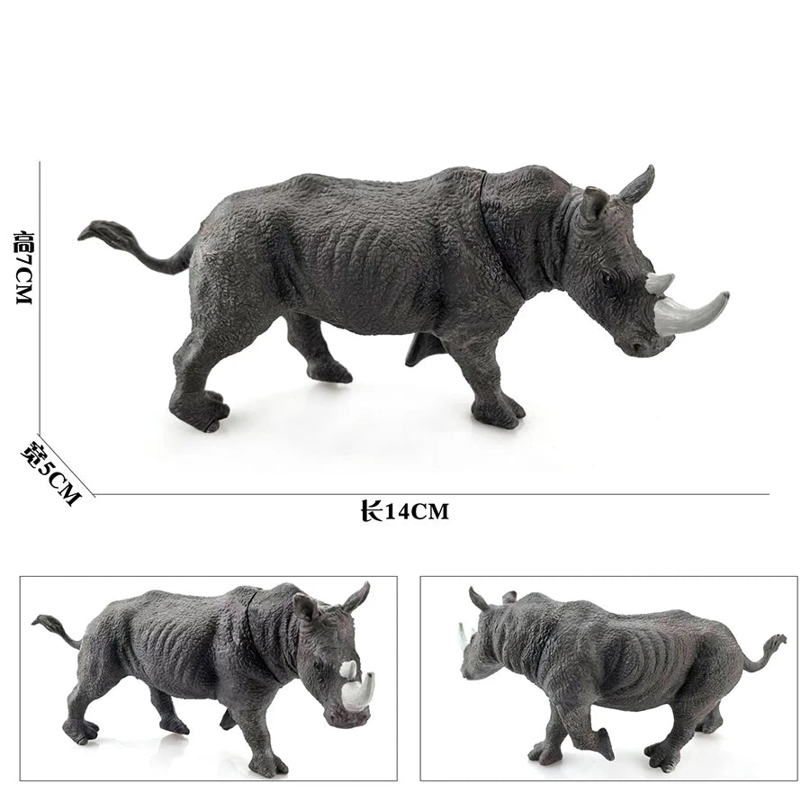 Oenux Original African Wild Animals Simulation Savage Bengal Tiger Siberian Tiger White Tiger Lion PVC Model Educational Toys