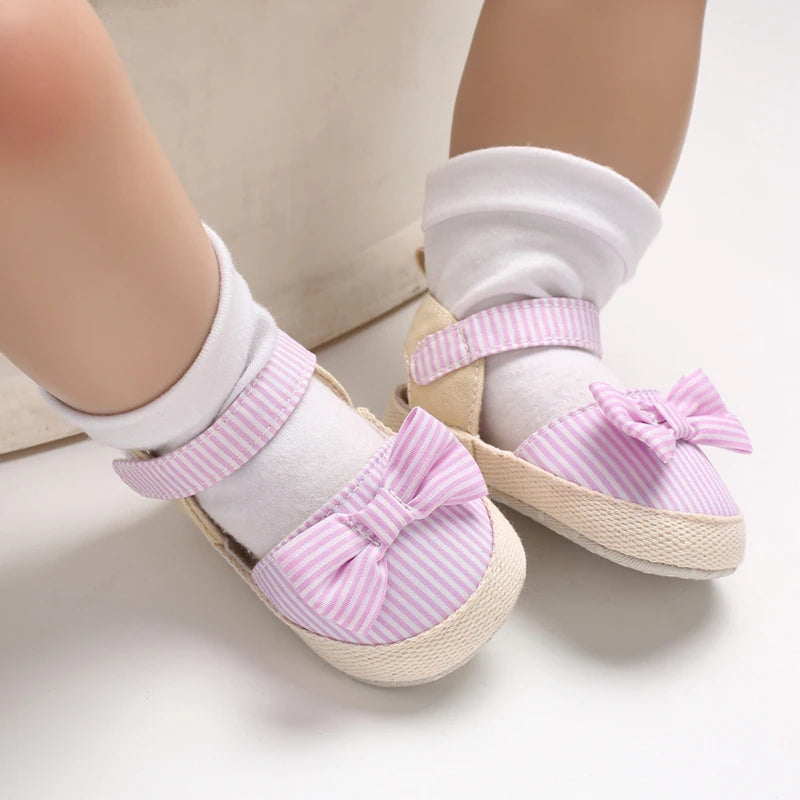 Baby Girl Summer Sandals Soft Sole Walking Shoes with Bow
