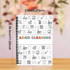 Daily Weekly Monthly Household Cleaning Planner Notebook Family Chore Chart Home Cleaning Task Schedule Organizer