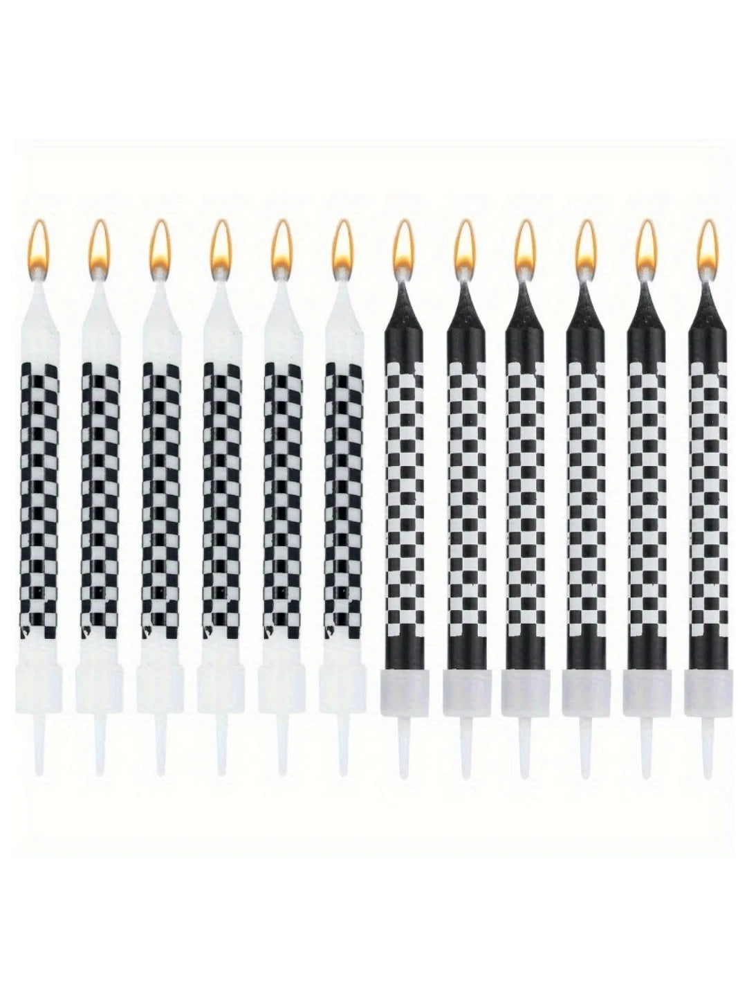 6/12/48pcs/1case Birthday Candles Spiral Cake Candles  Long Thin Cake Candles For Wedding Party And Cake Decoration