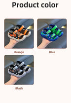 Kids Sport Sandals Breathable Velcro Shoes for Children