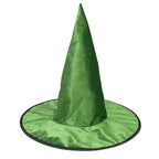 Halloween Witch Hat Flannel Wizard Costume Hat for Parties