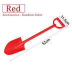 Children's 53cm Beach Shovel Integrated Sand Shovel Snow Toy Beach Play Sand Toy Set Outdoor Water Play Toys Summer Kids Gift