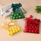 10pcs/20pcs 9x12 10x15 13x18cm New Design Bow Organza Bags Jewelry Candy Packing Bag Wedding Party Gift Storage Drawstring Pouch