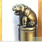 1Pc Festival Decorations Bronze Door Hinges Animal Designs As Well As Magnetic Cabinets And Decorative Statues for Home Offices