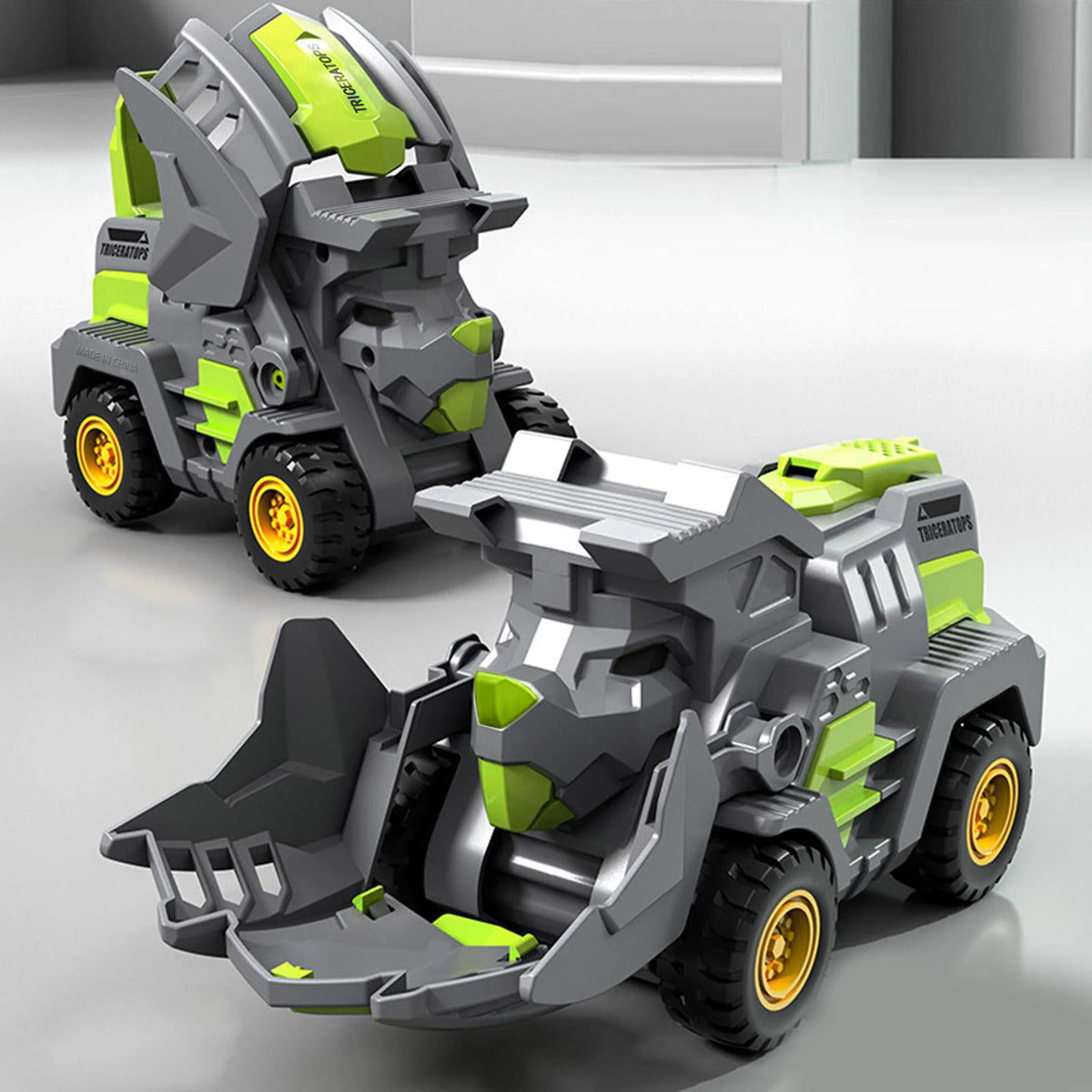 2-in-1 Transforming Dinosaur Car: Automatic Transformations for Kids' Fun!