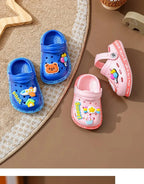 Kids Summer Hole Sandals Soft Cartoon Beach Shoes for Children