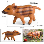 Oenux Wild Boar Tapirus Indicus Porcupine Animals Simulation Model Action Figures Figurine Educational Collection Kids Toy Gift