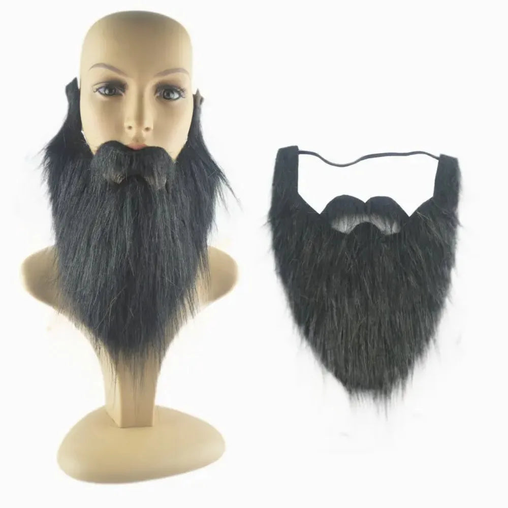 Pirate beard and sideburns simulation facial hair set for Halloween masquerade party stage costume