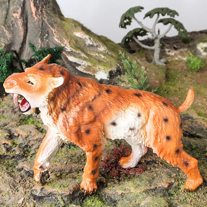 Oenux Prehistoric Wild Animals Doedicurus Armadillo Doedicurus Sabretooth Model Action Figures PVC Collection Toy Kid Gift