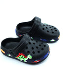 Kids Clogs Garden Shoes Boys Girls Unicorn Dinosaur Beach Flat Sandals Slippers Children Sandals Anti Skid Slipper Summer Hole