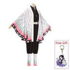 Kochou Shinobu Cosplay Kostuum Anime Shinobu Pruik Haori Uniform Vrouwen Kinderen Halloween Kleding