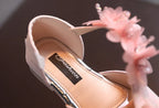 Girls Rhinestone Flower Shoes Princess Dress Pumps for Kids