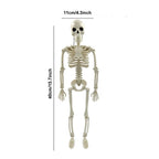 Halloween Movable Skeleton Fake Human Skull Bones Halloween Party Home Bar Decorations Haunted House Horror Props Ornament Toys