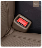 SEAMETAL Car Seatbelt Guard Seat Belt Holder EVA Buckle Protective Cover Upright Device Card Slot Bracket Car Accessories