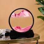 3D Glass Moving Sand Art Creatitive Sandscape In Motion Display Flowing Sand Frame Hourglass Painting for Home Decor for Gifts