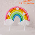 Rainbow Unicorn Cake Decoration Birthday Unicorn Gifts Children Kids Baby Shower Birthday Party Girl 16th 18th Cake Decorating