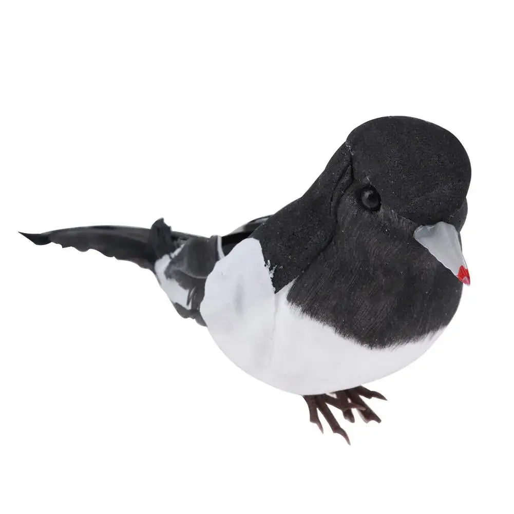 1PC Handmade Foam Feather Artificial Parrot Imitation Bird Model Figurine Foam Bird Parrot Home Garden Bird Decoration Miniature