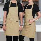 New Fashion Kitchen Aprons for Woman Men Chef Work Apron for Grill Restaurant Bar Shop Cafes Beauty Nails Studios Uniform