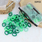 20/50Pcs/Set Girls Colorful Nylon Small Elastic Hair Bands Kids Cute Bow Hair Bands Ponytail Holder Headband Hair Accessories