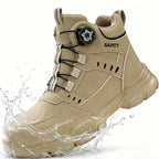 Indestructible Steel Toe Work Shoes for Men Women Rotating Button Safety Shoes Lightweight Construction Work Safety Shoes