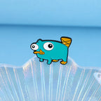 Perry The Platypus Enamel Pin Cartoon Anime Characters Cute Duck Brooch Lapel Backpack Badge Funny Jewelry Gift For Friends ﻿