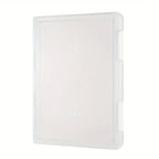 1pc Multi-layer Portable File Box, Portable Transparent File Box, A4 Plastic PP File Box , Waterproof Contract Storage Box