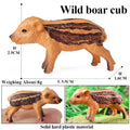 Oenux Wild Boar Tapirus Indicus Porcupine Animals Simulation Model Action Figures Figurine Educational Collection Kids Toy Gift