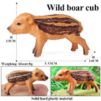 Oenux Wild Boar Tapirus Indicus Porcupine Animals Simulation Model Action Figures Figurine Educational Collection Kids Toy Gift