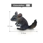 Simulation Fox Rabbit Squirrel Parrot Bird Badger Figurine Animal Model Home Decor Miniature Fairy Garden Decoration Accessories