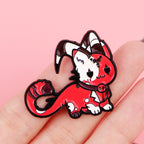 Funny Anime Bottle Cats Enamel Pin Cartoon Animals Brooch Pines Lapel Pins Badge on Backpack Clothing Accessories Jewelry Gifts