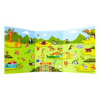 New Sticker Book Focus Potential Development Reusable Stickers Cartoon Animal Enlightenment Baby Early Education Book For Kids