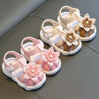 Baby Girl Bow Beach Sandals Soft Non Slip Summer Shoes