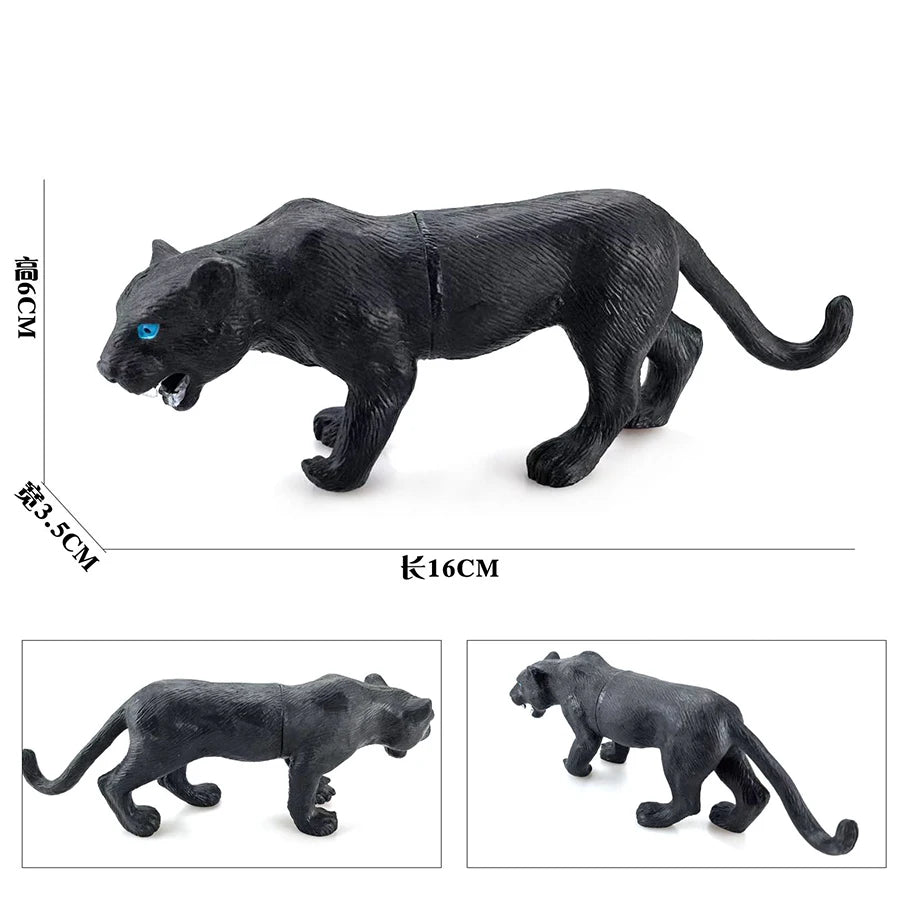 Oenux Original African Wild Animals Simulation Savage Bengal Tiger Siberian Tiger White Tiger Lion PVC Model Educational Toys
