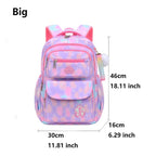 Children Girl Backpack Waterproof Pink School Bag for Kids Comfort