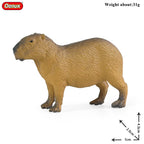 Oenux New Wild Animals Forest Orangutan Pigeon Hedgehog Aardvark Capybara Action Figure Model Figurines PVC Collection Kids Toy