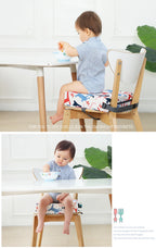 Children Kids Increased Booster Seat Cushion Pad Pillow Baby Dining High Chair Seat Cushions Adjustable Removable Baby Safety