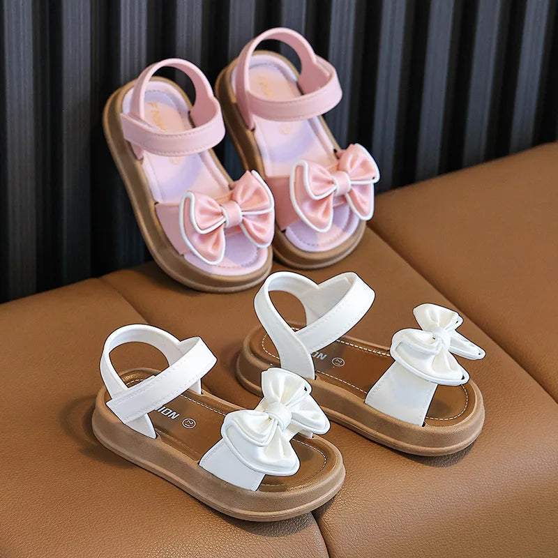 Girls Bow Princess Sandals Stylish Summer Footwear for Kids