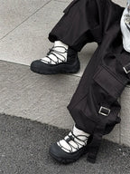 2025 New Winter Children Snow Boots For Boys Waterproof Warm Fur Rubber Sole Non-slip Fashion Girls Boots EU 26-37