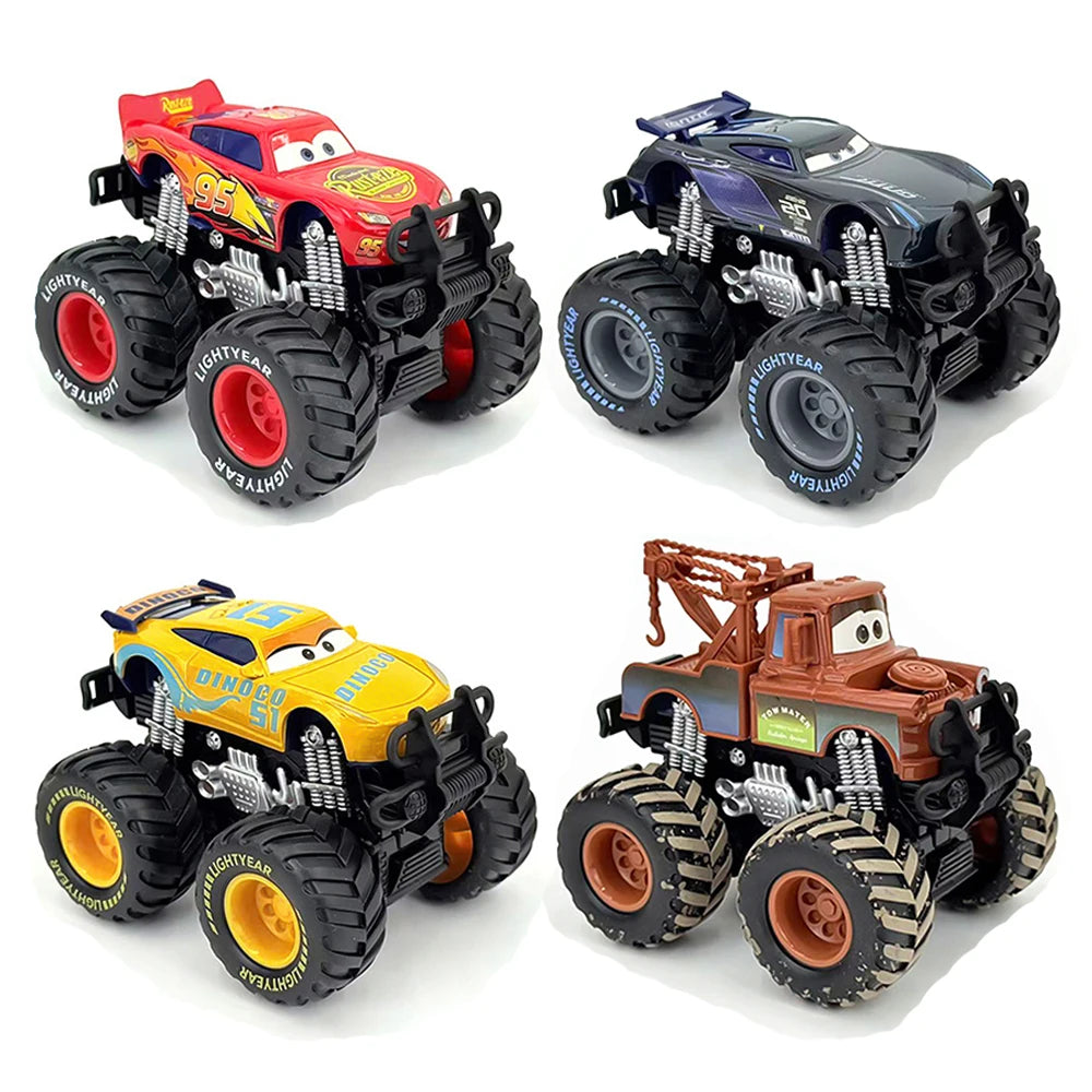 Pixar Cars 2 Lightning McQueen StormCruz Mater Jackson Ramirez Inertial AssistanceAlloy Off-Road Vehicle Child Toys Gifts