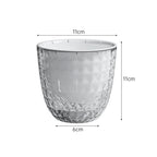 Self Watering Flowerpot Automatic Water Absorbing Flowerpot Transparent Double Layer Plastic Succulent Plant Pot Decorative Pot