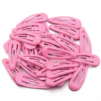 30pcs 3cm Colorful BB Hair Clips Girls Water Drop Shape Hairpin Cute Princess Barrette Simple Snap Clip Kids Hair Accessories