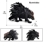 Oenux Wild Boar Tapirus Indicus Porcupine Animals Simulation Model Action Figures Figurine Educational Collection Kids Toy Gift