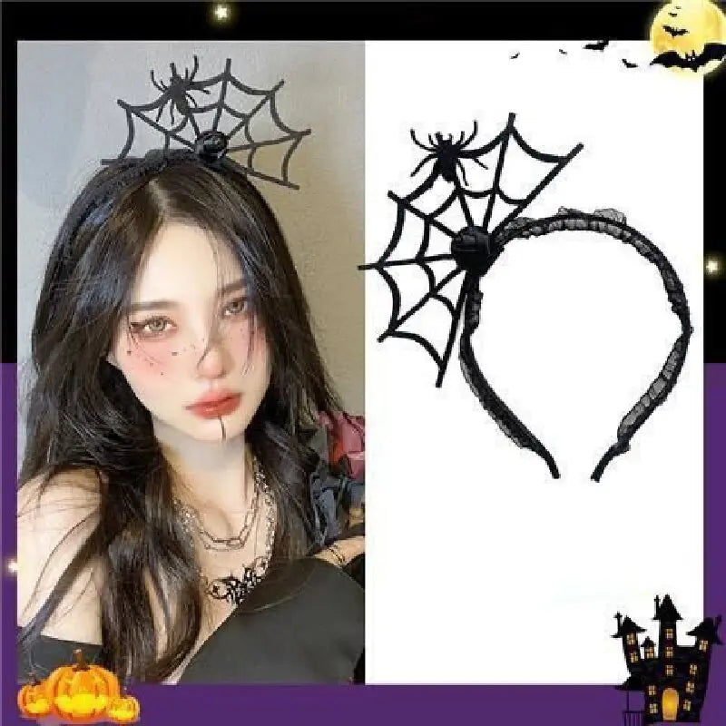 Halloween headbands, Devil bat spider headbands, Party hairpins, Dance decorative props, Role-playing headbands