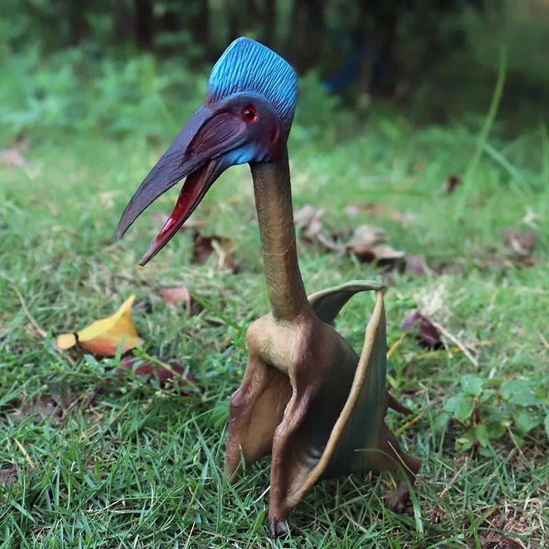 Oenux Classic Jurassic Dinosaur Brinquedo Quetzalcoatlus Ljahjas Pterodactyl Action Figures AnimalS Model PVC Collection Kid Toy