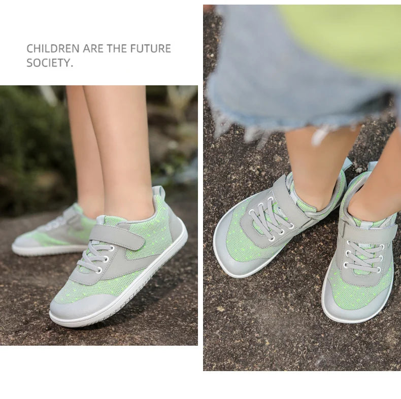 Kids Wide Barefoot Shoes Minimalist Sneakers for Growing Feet